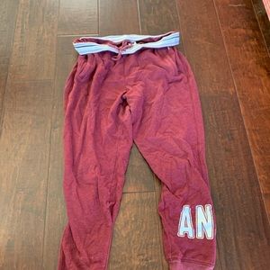 Burgundy VS PINK sweatpants